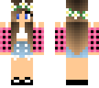 pink flannel girl