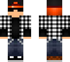 plaid teen with glasses