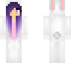 purple haired bunny