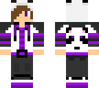 purple panda  boy