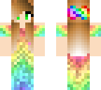 rainbow girl
