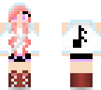 re-edited earbuds pink hair hoodie