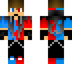 red and blue