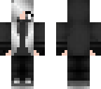 white hair and grey eyes