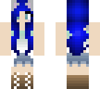 wolf blue hair