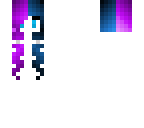 black-blue and purple hair base