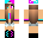 blue an pink girl