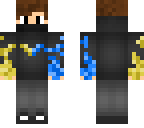 blue and gold elemental