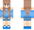 blue anime girl