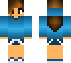 blue girl skin or tomboy girl