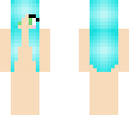 blue hair headphones base