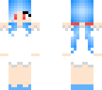 cute blue pontails
