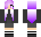 cute purple girl
