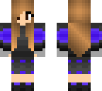 purple and black skin