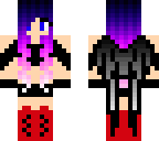 purple and red goth