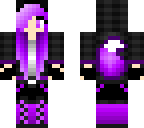 purple wolf girl