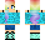 rainbow girl