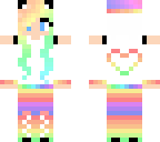 rainbow girl