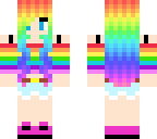 rainbow girl
