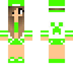 school girl green
