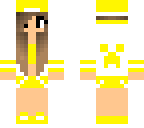 school girl yellow
