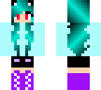 teal catgirl