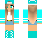 teal hat girl