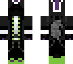 abstract wolfs skin with hoody