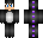 black and purple dino