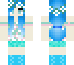 blue girl