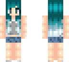 blue hair