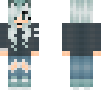 blue haired hipster