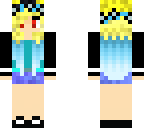 blue vampire girl