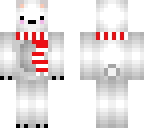 candy cane polar bear