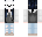 chibi face under mask