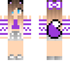 cute girl fox violet