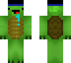 derpie turtle met vissershoedje