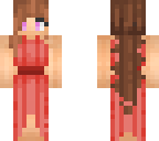 girl in red dress