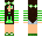 green flower girl