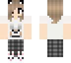 Grumpy Cat mine craft pajama version | Minecraft Skin
