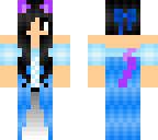 meif'wa girl in a light blue dress