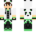 panda green guy