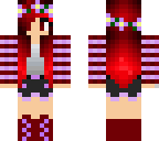 pink and red girl