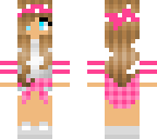 pink bandana girl blonde