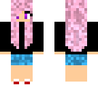 pink hair girl