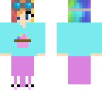 rainbow cupcake steampunk with a pj's not mine