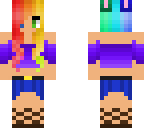 rainbow summer girl