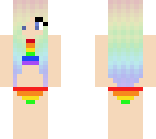 rainbow swim sut