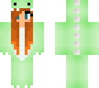 red hair dino
