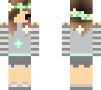 updated flower crown girl